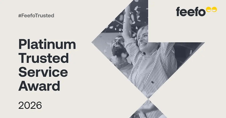 Feefo Platinum Trusted Award 2026